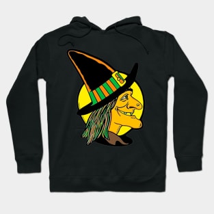 Vintage Halloween Witch Hoodie